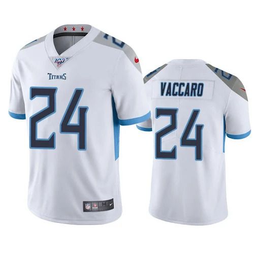 Men Tennessee Titans #24 Kenny Vaccaro Nike Light Blue 100th Vapor Limited NFL Jersey->tennessee titans->NFL Jersey